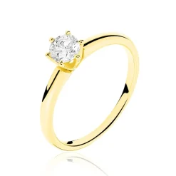 Bague Solitaire Ruken Or Jaune Diamant-Histoire d'Or Clearance
