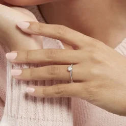 Bague Solitaire Samantha Or Blanc Diamant-Histoire d'Or Online