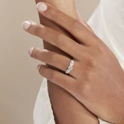 Bague Solitaire Sarah Or Blanc Oxyde De Zirconium-Histoire d'Or Sale