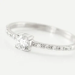 Histoire d'Or Bague Solitaire Servana De Zirconium