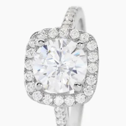 Bague Solitaire Soa Argent Blanc Oxyde De Zirconium-Histoire d'Or Online