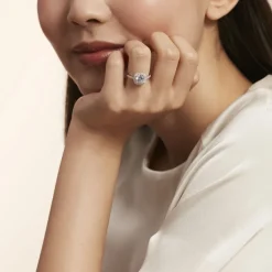 Bague Solitaire Soa Argent Blanc Oxyde De Zirconium-Histoire d'Or Online