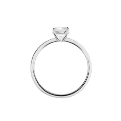 Bague Solitaire Stella Argent Blanc Oxyde De Zirconium-Histoire d'Or Hot