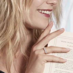 Bague Solitaire Stockholm Or Jaune Diamant Synthetique-Histoire d'Or Outlet