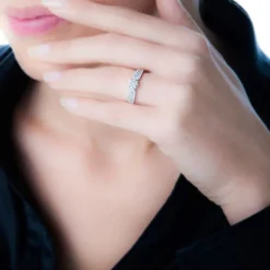 Bague Solitaire Stockholm Or Blanc Diamant-Histoire d'Or