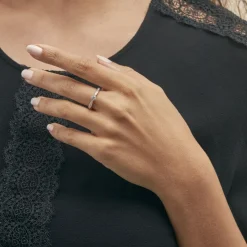 Bague Solitaire Symphonie Or Blanc Diamant-Histoire d'Or Sale