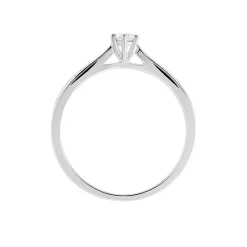 Bague Solitaire Symphonie Or Blanc Diamant-Histoire d'Or