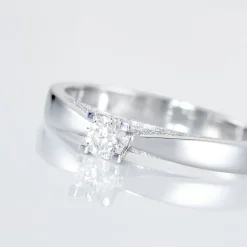 Bague Solitaire Tahyna Or Blanc Diamant-Histoire d'Or Discount