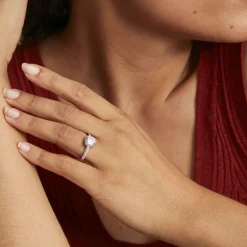 Bague Solitaire Terese De Zirconium-Histoire d'Or Hot