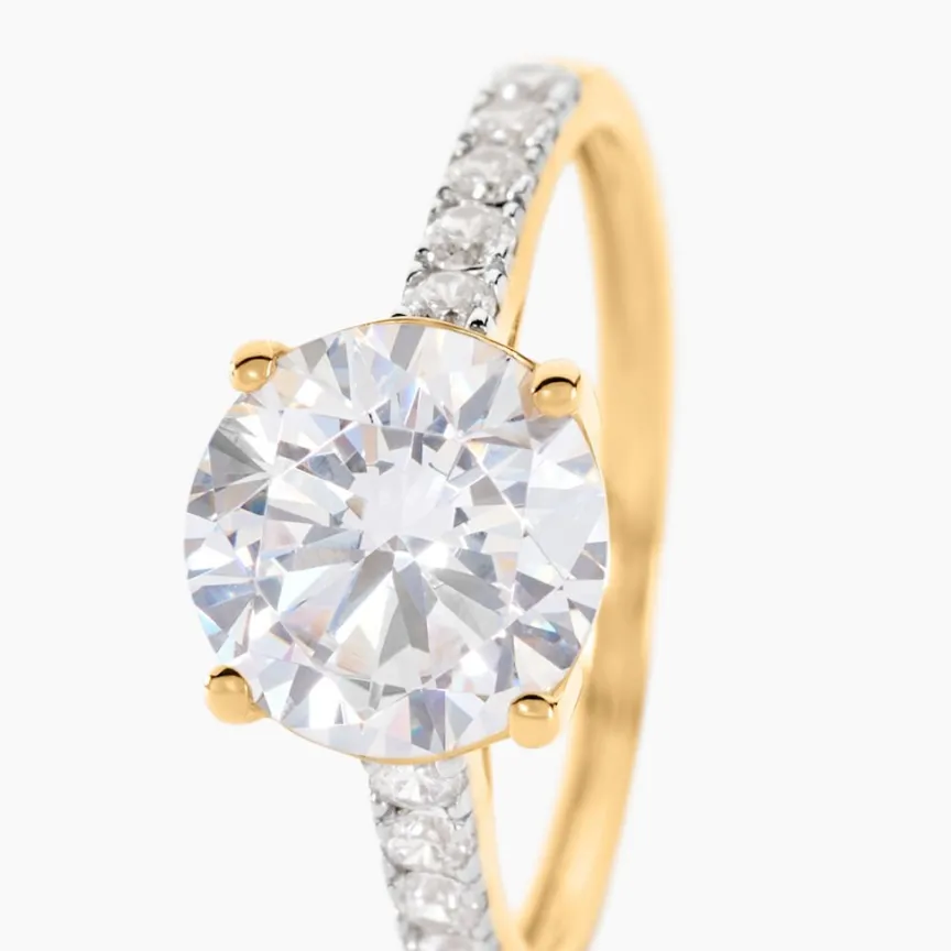 Bague Solitaire Terese De Zirconium-Histoire d'Or Hot