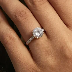 Bague Solitaire Terese De Zirconium-Histoire d'Or Hot