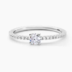 Histoire d'Or Bague Solitaire Ursi De Zirconium