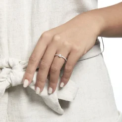 Histoire d'Or Bague Solitaire Ursi De Zirconium