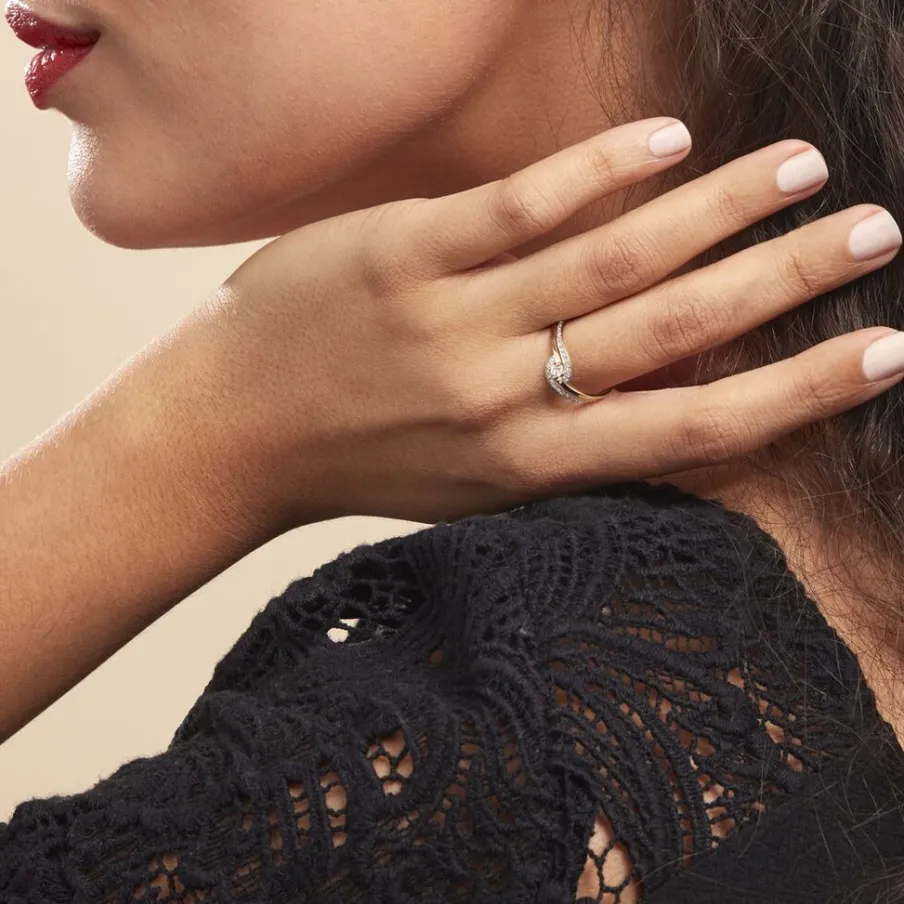 Histoire d'Or Bague Solitaire Vassilissa