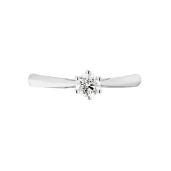 Bague Solitaire Veronika Or Blanc Diamant-Histoire d'Or