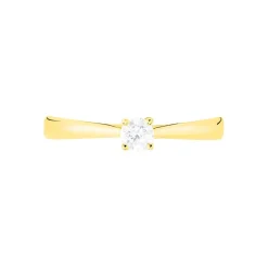 Bague Solitaire Victoria Or Jaune Diamant-Histoire d'Or Discount
