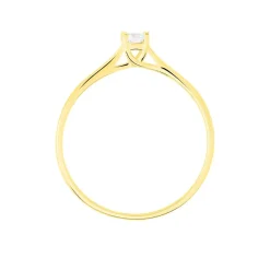Bague Solitaire Victoria Or Jaune Diamant-Histoire d'Or Discount