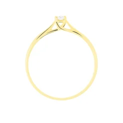 Bague Solitaire Victoria Or Jaune Diamant-Histoire d'Or Hot