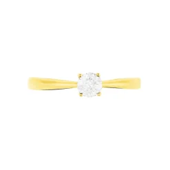 Histoire d'Or Bague Solitaire Victoria Or Jaune Diamant