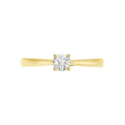Histoire d'Or Bague Solitaire Victoria Or Jaune Diamant