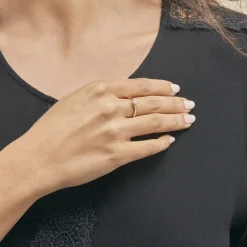 Histoire d'Or Bague Solitaire Victoria Or Jaune Diamant