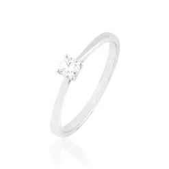 Bague Solitaire Victoria Or Blanc Diamant-Histoire d'Or Outlet