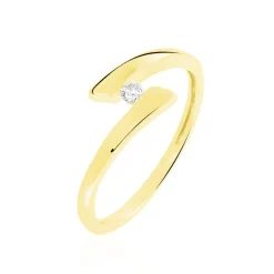 Histoire d'Or Bague Solitaire Vinca