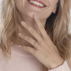 Histoire d'Or Bague Solitaire Vinca