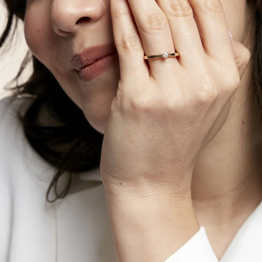 Histoire d'Or Bague Soltaire Iris