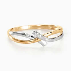 Histoire d'Or Bague Soukayna Or Bicolore Diamant