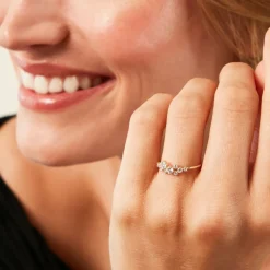 Bague Sparkle Or Jaune Oxyde De Zirconium-Histoire d'Or Outlet