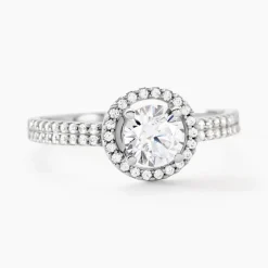 Bague Stelila Or Blanc Oxyde De Zirconium-Histoire d'Or