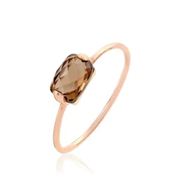 Histoire d'Or Bague Stella Or Rose Quartz