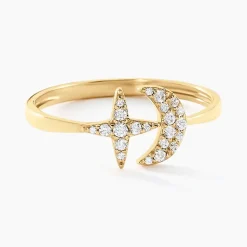 Histoire d'Or Bague Stellar Or Jaune Oxyde De Zirconium