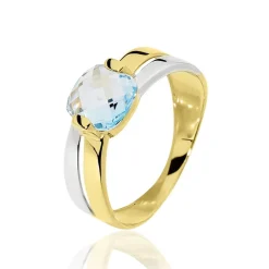 Histoire d'Or Bague Suzana Or Bicolore Topaze