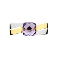 Histoire d'Or Bague Suzana Or Bicolore Amethyste