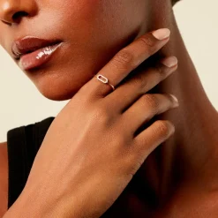 Bague Taha Argent Blanc Spinelle-Histoire d'Or