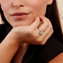 Bague Tahina Or Jaune Nacre Diamant-Histoire d'Or Clearance