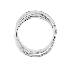 Bague Tahti Argent Blanc Oxyde De Zirconium-Histoire d'Or Sale