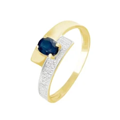 Bague Taila Or Jaune Saphir-Histoire d'Or Hot