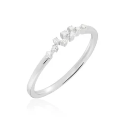 Histoire d'Or Bague Talna Or Blanc Diamant