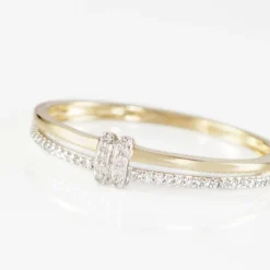 Bague Tharia Or Jaune Diamant-Histoire d'Or