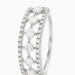 Histoire d'Or Bague The Crown Or Blanc Oxyde De Zirconium