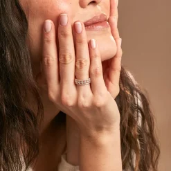 Bague The Crown Or Jaune Oxyde De Zirconium-Histoire d'Or Hot