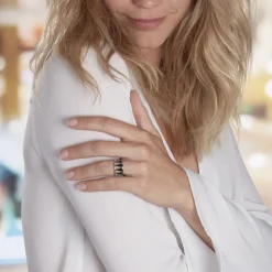 Histoire d'Or Bague Tiana Acier Blanc