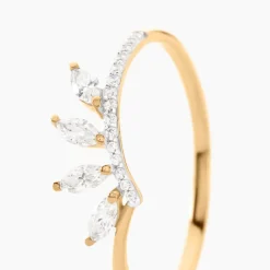 Histoire d'Or Bague Tiara De Zirconium