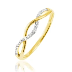 Bague Tilly Or Jaune Diamant-Histoire d'Or Clearance