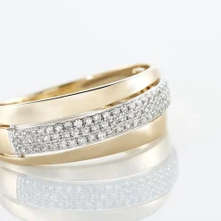 Bague Tima Or Jaune Diamant-Histoire d'Or Clearance