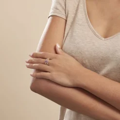 Bague Tina Or Jaune Amethyste Et Oxyde De Zirconium-Histoire d'Or Online