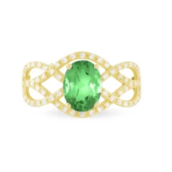 Bague Tina Or Jaune Emeraude Et Diamant-Histoire d'Or Best